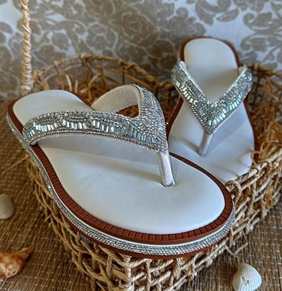 FLAT BRANCA / DEDO / STRASS