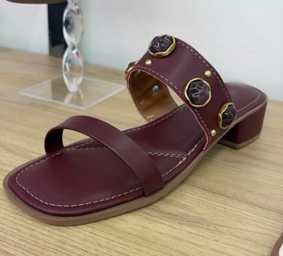 TAMANCO MARSALA / ENFEITES / PALMILHA CONFORT