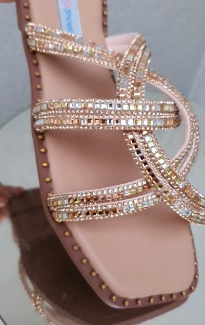 RASTEIRAS FLAT NUDE / STRASS / SOLA CRAVINHOS