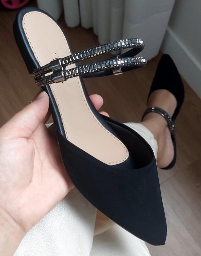 SALOMÉ PRETA / STRASS CRUZADO